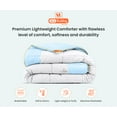 thumbnail image 3 of SGI Microfiber Comforter Set Full Size Light Blue Two Tone Style 3 PC, 3 of 5