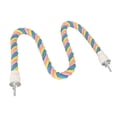thumbnail image 1 of Bird Rope Perch, Built In Wire Bendable Bird Swing Perch Toy Comfortable Grip  Cotton Rope Perch Easy To Use Climbing Bird Rope Toy For Cockatiels, 1 of 8
