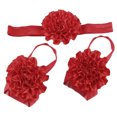 thumbnail image 2 of Chiffon Baby Girls Diadema Banda para El Cabello Elástica Suave Accesorios para El Cabello - Rojo CUTICAT prendas de vestir, 2 of 7