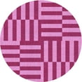 thumbnail image 1 of Ahgly Company Machine Washable Indoor Round Transitional Violet Purple Area Rugs, 8' Round, 1 of 7
