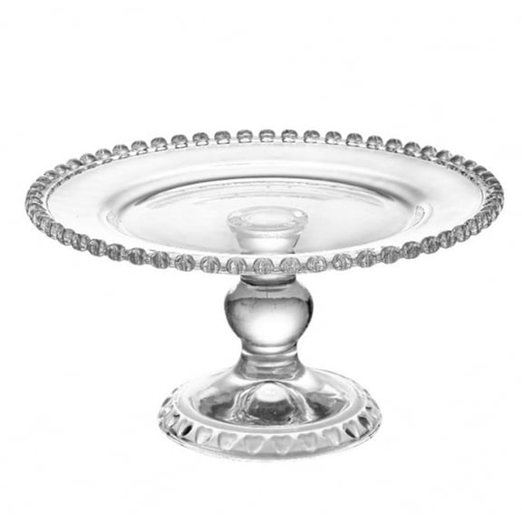 Breakfast Plate Glass Delicate Cake Tableware Home Snacks Fruit Plate Afternoon Tea Treat Plate