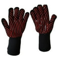 thumbnail image 1 of Guantes para parrilla Guante para barbacoa resistente al calor Guante de horno de cocina de silicona antideslizante para asar Cocinar Hornear Cortar Soldar Ahumador (1 par), 1 of 7