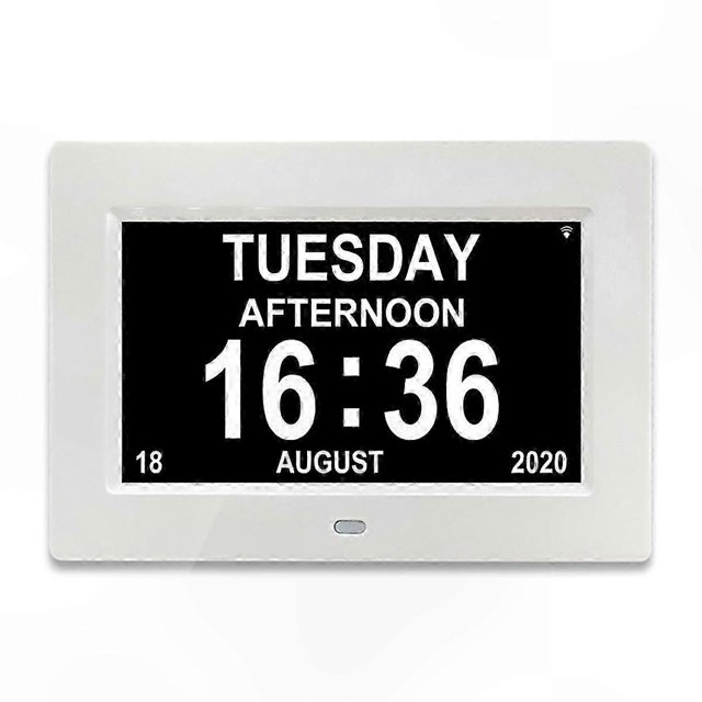 Senior-Friendly Wall Clock with Large Display for Time, Date, and Calendar Visibility