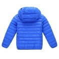 thumbnail image 2 of Kids Boys Girls Hooded Down Coat Winter Warm Lightweight Cotton-padded Jacket 2-7T, 2 of 3