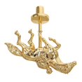 thumbnail image 4 of Golden Alloy Metal Horse Racing Board Game Piece for Replacement, 4 of 5