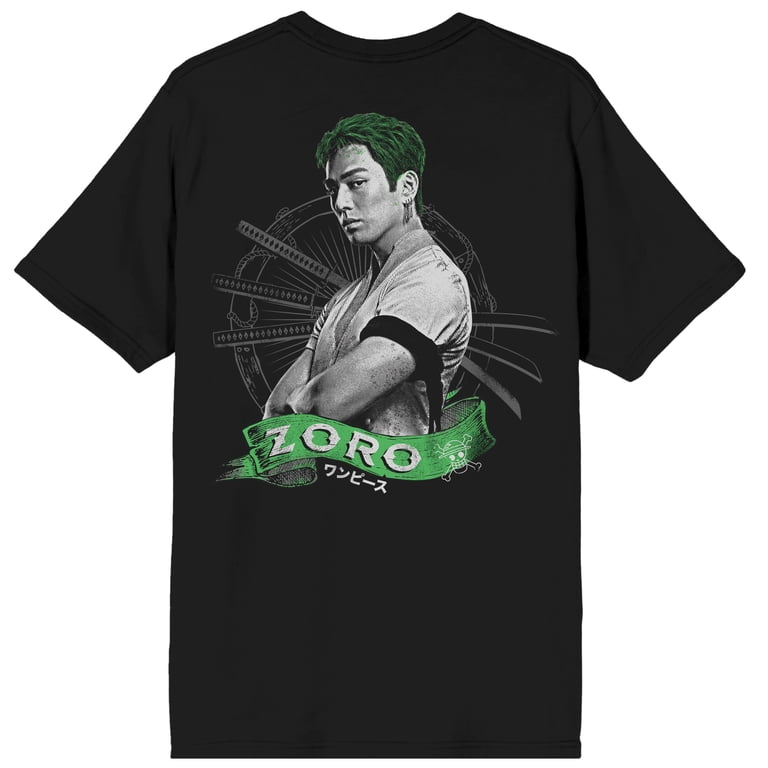 One Piece Live Action Zoro Adult Short Sleeve Graphic T-Shirt-3XL