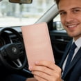 thumbnail image 4 of Leather Car Registration & Insurance Card Holder - Vehicle Organizer for Driver License & Documents,Size/Colour as Pictured, 4 of 7