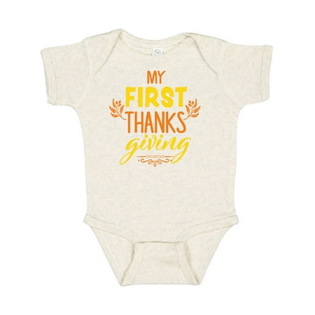 

Inktastic My 1st Thanksgiving Gift Baby Boy or Baby Girl Bodysuit