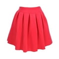 thumbnail image 2 of Pink Butterfly Girls' Pleated Scuba Skirt - fuchsia, 12 (Big Girls), 2 of 2