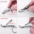 thumbnail image 4 of Portable Foldable Nail Stainless Thin Steel Nail Beauty Tools, 4 of 6
