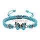 thumbnail image 2 of Pulseras para mujer, regalos para mujer, pulsera para enamorados, pulsera tejida a mano para San Valentín, joyería para novias, pulsera con dije de mariposa., 2 of 2