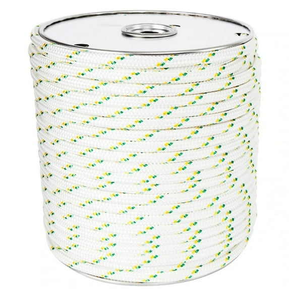 PORTABLE WINCH Double Braided Polyester Winch Rope 100 m - 4820 lbs