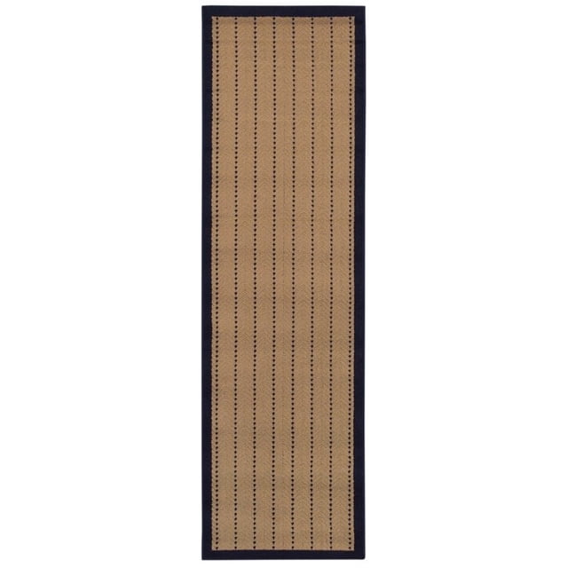 Oriental Weavers Lanai 2'3" x 7'6" Machine Woven Runner Rug in Beige