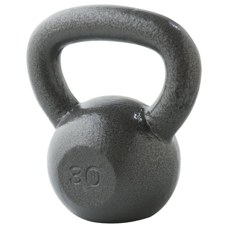 Weider Cast Iron Kettlebell with Hammertone Finish 10lbs - (Best Kettlebell Exercises For Core)