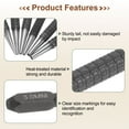 thumbnail image 4 of Uxcell 3pcs Center Punch Set 1.5mm/2mm/3mm Carbon Steel Non-Slip Nail Setter Punch, 4 of 5