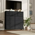 thumbnail image 3 of Crestlive Products Black 9 Drawers Dresser Home Wide Closet Dresser Storage Tower, 3 of 9