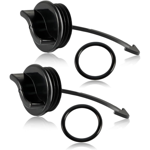 2Pcs Drain Plug Cover Caps Fits for Sea-Doo RXT GTI GTX GTS Replace#: 292001320 292001352