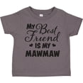 thumbnail image 3 of Inktastic My Best Friend is My Mawmaw with Hearts Boys or Girls Toddler T-Shirt, 3 of 5