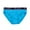 Blue, variant on Bxsruta Women's Plus Size High Waist Thong Breathable Seamless Lace Underwear for Everyday Comfortable Wear