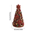 thumbnail image 3 of Christmas 3D Diy Beaded Christmas Tree with Assorted Metallic Accents and White Base, Handcrafted Centerpiece Table Decorations for Holiday Mantels and Desk Decor for Women,, 3 of 4