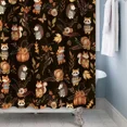 thumbnail image 6 of Tchckioa Black Forest Animal 36x72 Inch Shower Curtain,Wet and dry separation Bath Curtain for Bathroom, 6 of 6