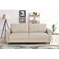 thumbnail image 4 of Uspridefurniture Matsuko 2Pcs Living Room Set, Loveseat and Sofa, Beige, 4 of 6