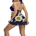 thumbnail image 2 of EIMELI Tankini Oversize pour Femmes Col en V Sans Manches Imprimé Maillot de Bain Shorts, 2 of 6
