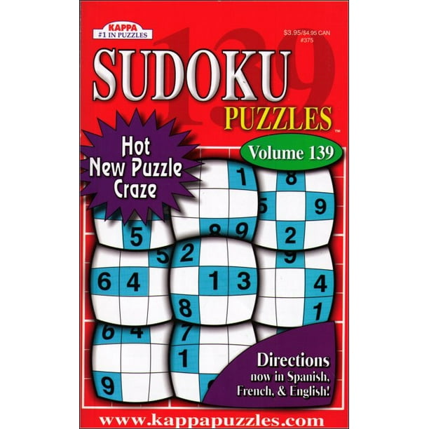Sudoku Kappa Puzzles Volume 139 Book