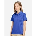 thumbnail image 2 of Team 365 TT51HW Women's Zone Sonic Heather Performance Polo-Sport Royal Heather-3XL, 2 of 6