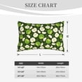 thumbnail image 4 of Yiaed Green Fruit Print Brushed Microfiber Envelope Pillowcases, Standard,Envelope Closure Pillow Cases(Without Pillow Core)-16"x24", 4 of 6
