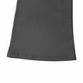 thumbnail image 6 of YTCAMLO Flare Yoga Pants for Girls Athletic Tummy Control Bell Bottom Pants Full Length Bootcut Leggings V Cross Stretch Trousers, Dark Gray 8 Years, 6 of 9
