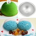 thumbnail image 3 of Conditiclusy Hemisphere 3D Aluminum Ball Sphere Cake Pan Sugarcraft Bakeware Decorating Mold, 3 of 7