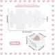 thumbnail image 2 of 20 cajas de regalo con ventana en forma de corazón (10 x 10 x 6 cm). Cajas de cartón kraft para galletas, dulces y regalos de fiesta., 2 of 6