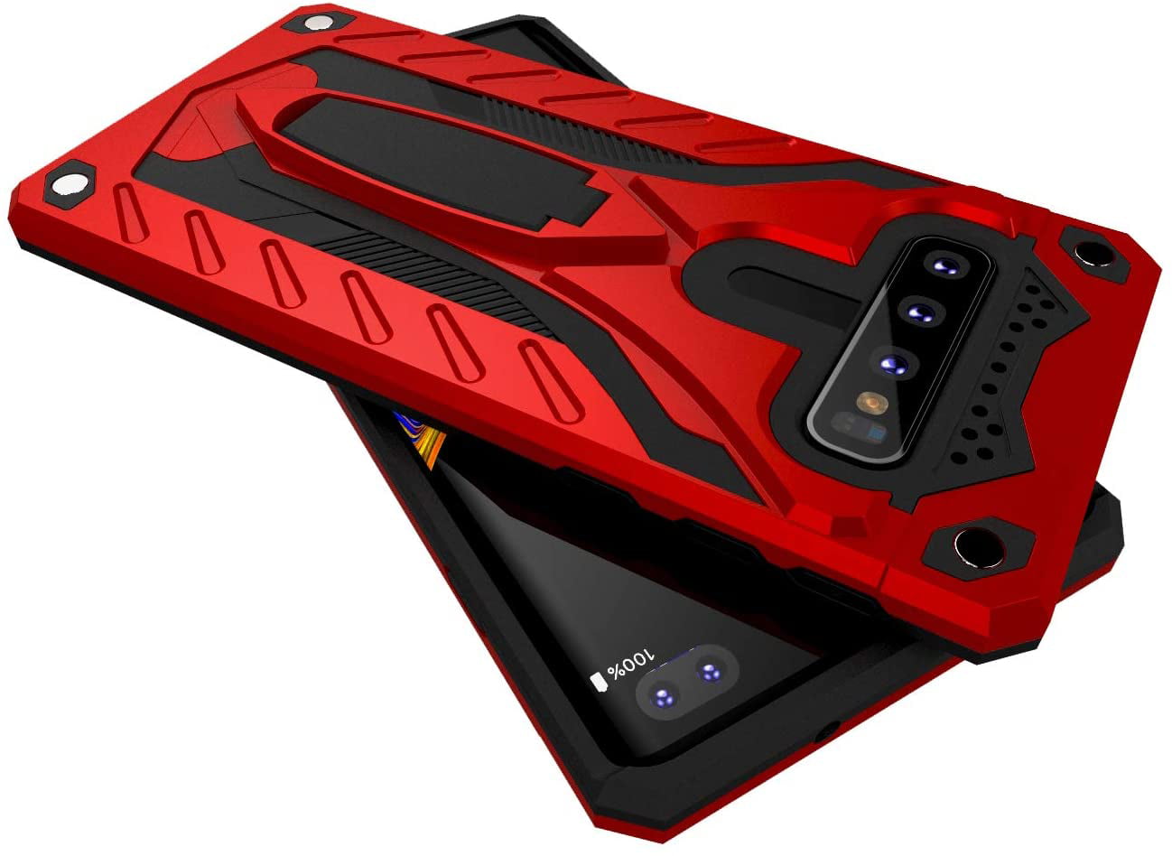 Red Kitoo Designed for Samsung Galaxy S20 Case with Kickstand Drop Tested Military Grade 12ft 