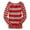 Red - 628, variant on Aeropostale Womens Skinny Stripe Crew Knit Sweater, Red, Juniors, X-Small
