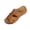 Summer Sandals # Brown, variant on Plus Size Thick Sole Sandals for Women Open Toe Casual Slip On Slides Summer Cutout Stylish Beach Walking Sandal