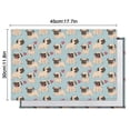 thumbnail image 6 of Pug and Love Heart Summer Placemats Table Placemats Set Of 4-Linen Kitchen Washable Placemats Table Mats 11.8"x17.7"Non-Slip Heat Resistant, 6 of 6