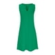 thumbnail image 4 of Vestido sin mangas de color liso con cuello en V y tejido jacquard para mujer: material suave y cómodo, largo midi fluido, apto para todas las estaciones, tallas S-XXL., 4 of 5