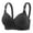 Black, variant on Women Padded Push Up Bras Seamless Soft Underwire T-Shirt Bra (Black, 38)