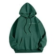 thumbnail image 4 of MHFRRA Sudadera con Capucha y Estampado de Letras para Uso Informal y Comodidad Diaria Rojo, 4 of 5