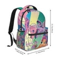 thumbnail image 2 of My Little Pony Backpacks All Over Print Cartoon College School Laptop Bag Bookbag Students Travel Work Shoulder Bag Daypack, 2 of 6