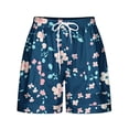 thumbnail image 4 of Shorts d'Été Imprimés pour Femmes avec Poche, Pantalons Décontractés, 4 of 6