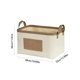 thumbnail image 3 of Foldable Storage Basket With Handle For Wardrobe Shelf Nursery Bedroom Living Room, 3 of 6