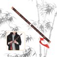 thumbnail image 1 of Instrumento tradicional chino de la clave Dizi Flauta de bambú amargo con nudo chino para principian Abanopi Flauta, 1 of 7