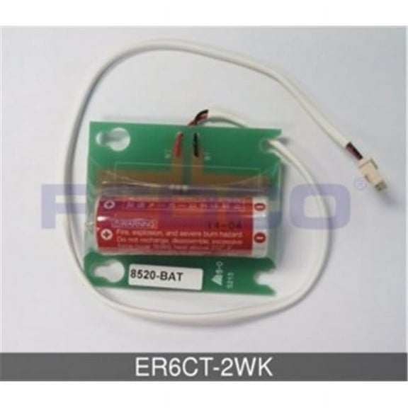 FedCo Batteries Compatible with  ENERGY ER6CT-2WK Replacement Battery Module For Allen Bradley 9 Series