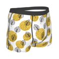 thumbnail image 4 of Uemuo Gold Dots and Leaves Pattern Men's Boxer Briefs,Trunk Anti-Chafing,Comfortable, Durable, and Stylish Underwear-X-Large, 4 of 9