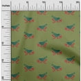 thumbnail image 1 of oneOone Cotton Cambric Fabric Branch & Bird Block Print Fabric By The Yard 56 Inch Wide, 1 of 4
