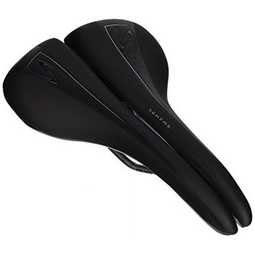 Sella Donna In Gel Serfas LS-100, Con Binari In Acciaio, Colore Nero