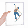 thumbnail image 1 of Winter Sport Skiing Jumping Illustration Notebook Loose Diary Refillable Journal Stationery, 1 of 3