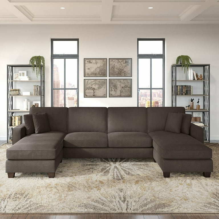 Chocolate brown sectional deals